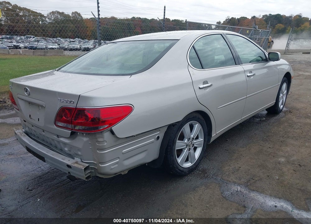 2005 LEXUS ES 330 VIN: JTHBA30G255072931