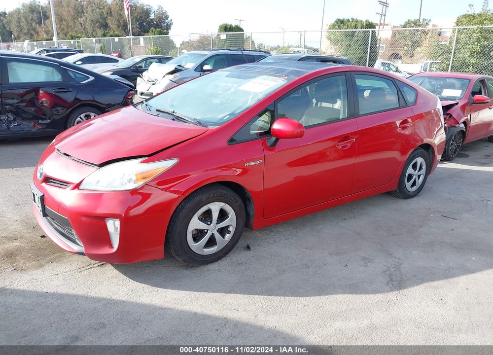 2015 TOYOTA PRIUS VIN: JTDKN3DU4F0472784