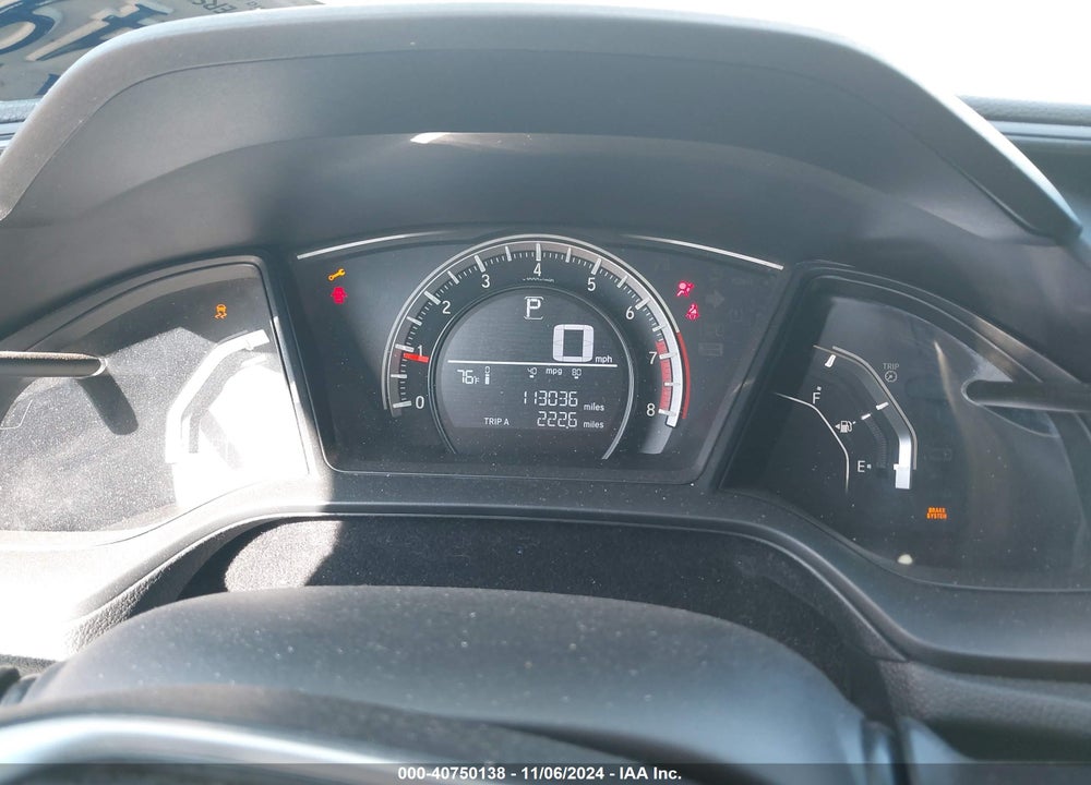 2016 HONDA CIVIC LX VIN: 19XFC2F55GE230604