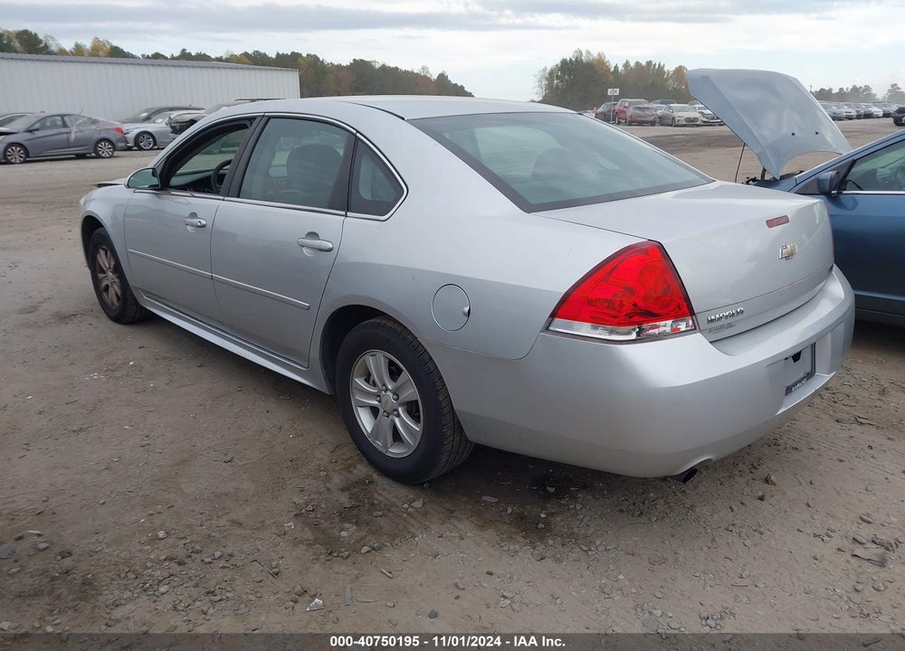 2013 CHEVROLET IMPALA LS VIN: 2G1WF5E38D1263302