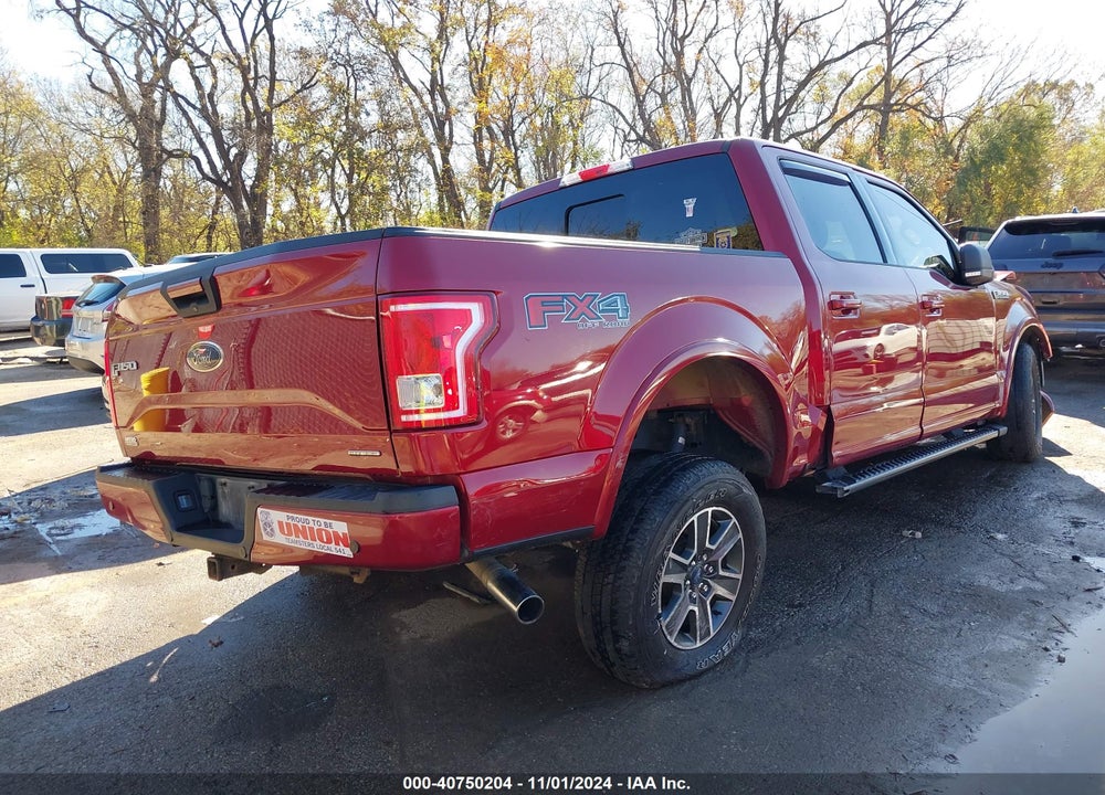 2015 FORD F-150 XLT VIN: 1FTEW1EF7FKD09792