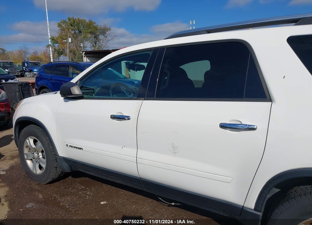 2008 GMC ACADIA SLE-1 VIN: 1GKEV13778J230800