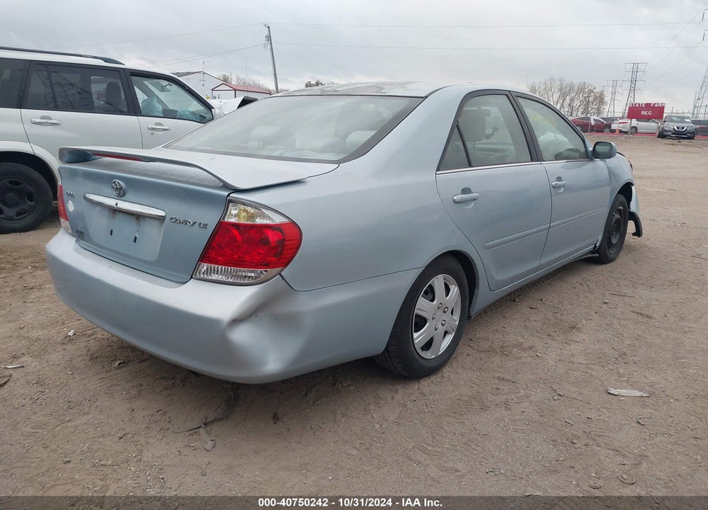 2006 TOYOTA CAMRY LE VIN: 4T1BE30K06U692836
