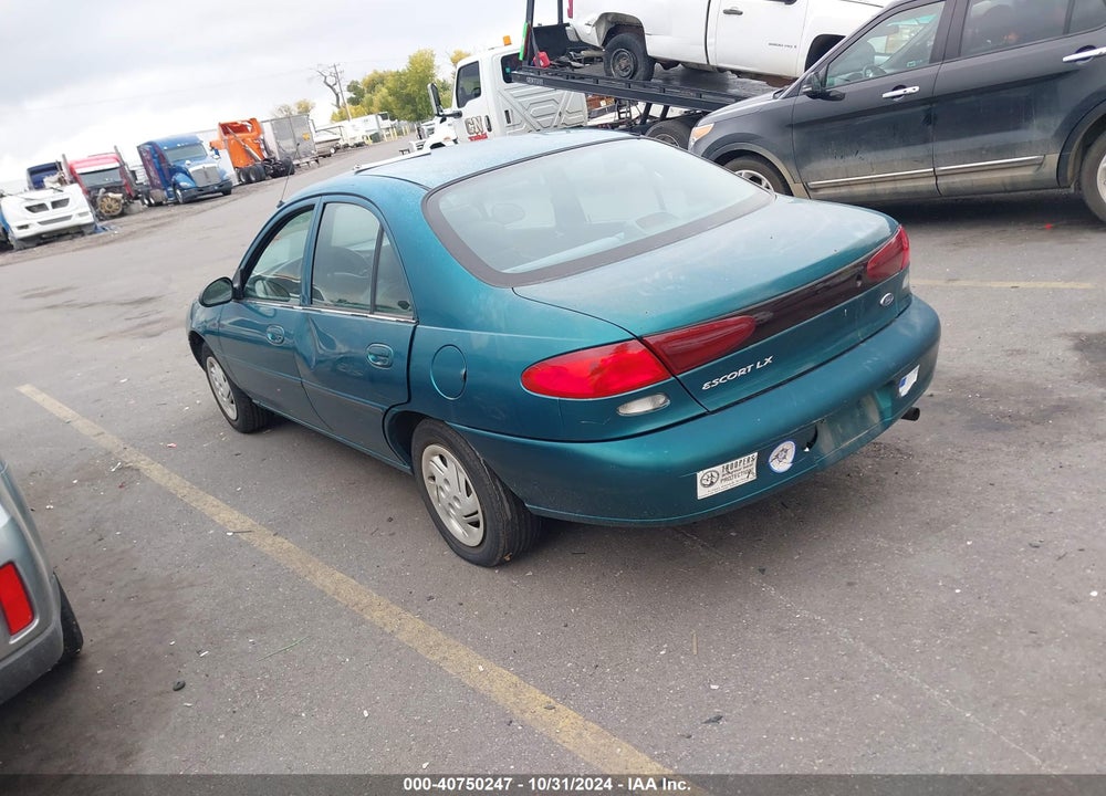 1998 FORD ESCORT LX VIN: 1FAFP10P3WW219376