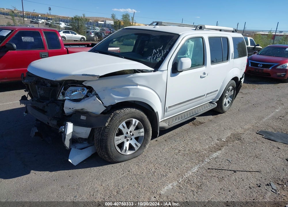 2011 NISSAN PATHFINDER SILVER VIN: 5N1AR1NB6BC601355