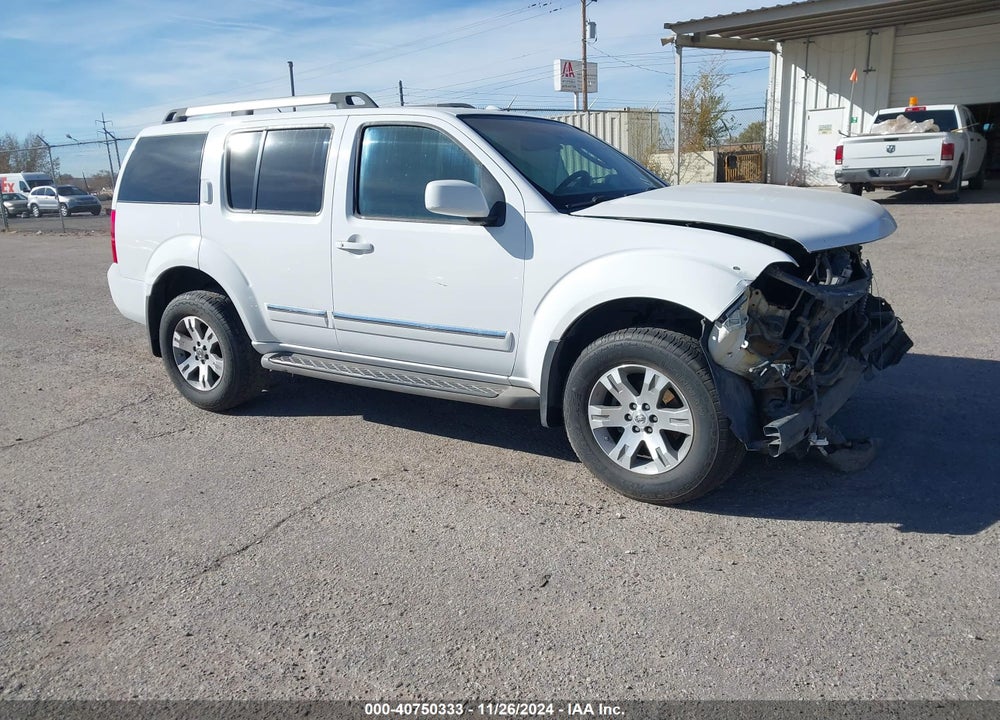 2011 NISSAN PATHFINDER SILVER VIN: 5N1AR1NB6BC601355