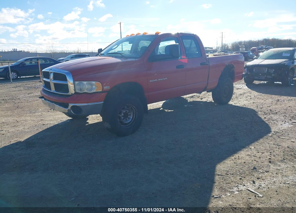 2003 DODGE RAM 2500 SLT/LARAMIE/ST VIN: 3D7KU28D03G841211
