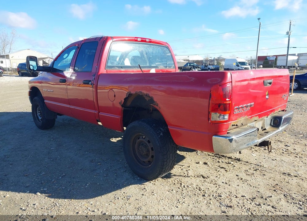 2003 DODGE RAM 2500 SLT/LARAMIE/ST VIN: 3D7KU28D03G841211