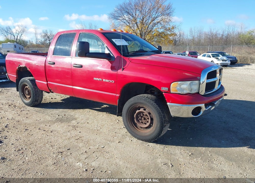 2003 DODGE RAM 2500 SLT/LARAMIE/ST VIN: 3D7KU28D03G841211