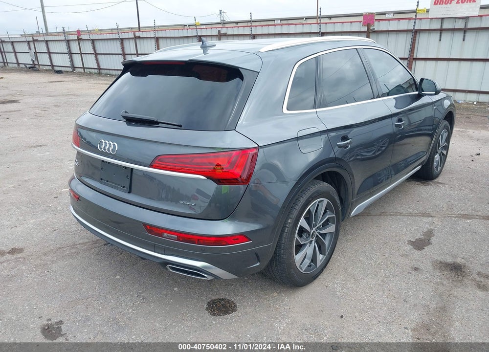 2022 AUDI Q5 PREMIUM PLUS 45 TFSI S LINE QUATTRO S TRONIC VIN: WA1EAAFY1N2089511