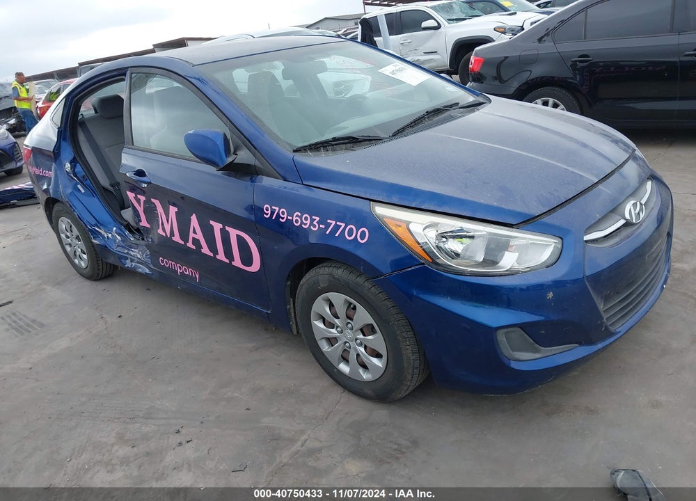 2017 HYUNDAI ACCENT SE VIN: KMHCT4AE8HU221061