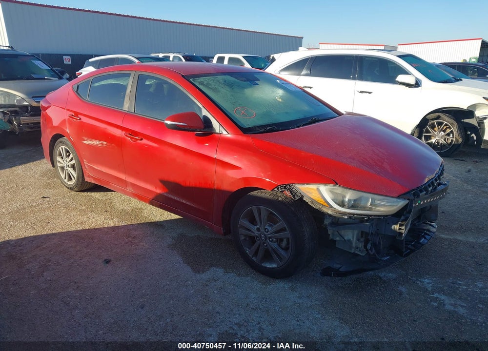 2018 HYUNDAI ELANTRA SEL VIN: 5NPD84LF9JH366755