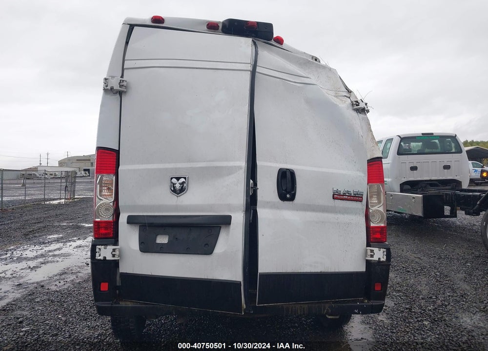 2019 RAM PROMASTER 2500 HIGH ROOF 136 WB VIN: 3C6TRVCG4KE519840