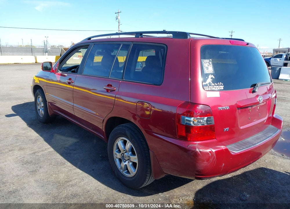 2006 TOYOTA HIGHLANDER V6 VIN: JTEDP21A660096107