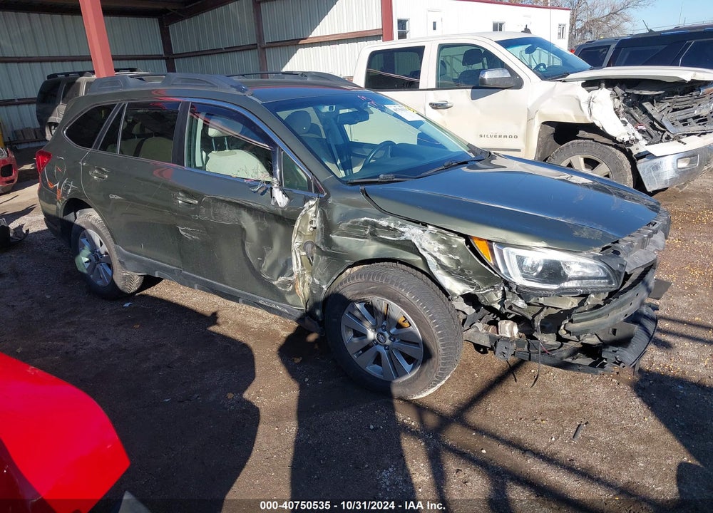 2015 SUBARU OUTBACK 2.5I PREMIUM VIN: 4S4BSBFC7F3263511