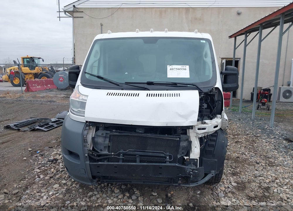2018 RAM PROMASTER 1500 LOW ROOF 136 WB VIN: 3C6TRVAG0JE104841
