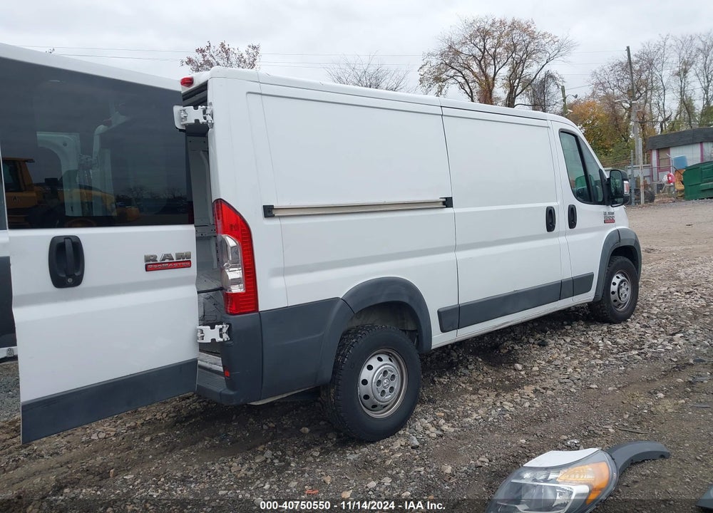 2018 RAM PROMASTER 1500 LOW ROOF 136 WB VIN: 3C6TRVAG0JE104841