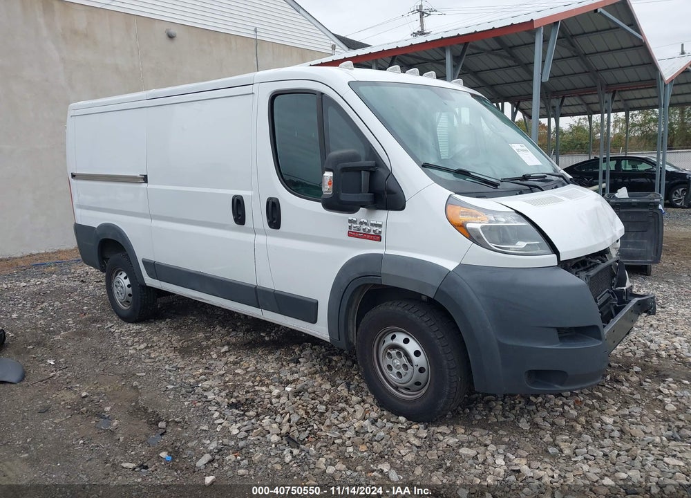 2018 RAM PROMASTER 1500 LOW ROOF 136 WB VIN: 3C6TRVAG0JE104841