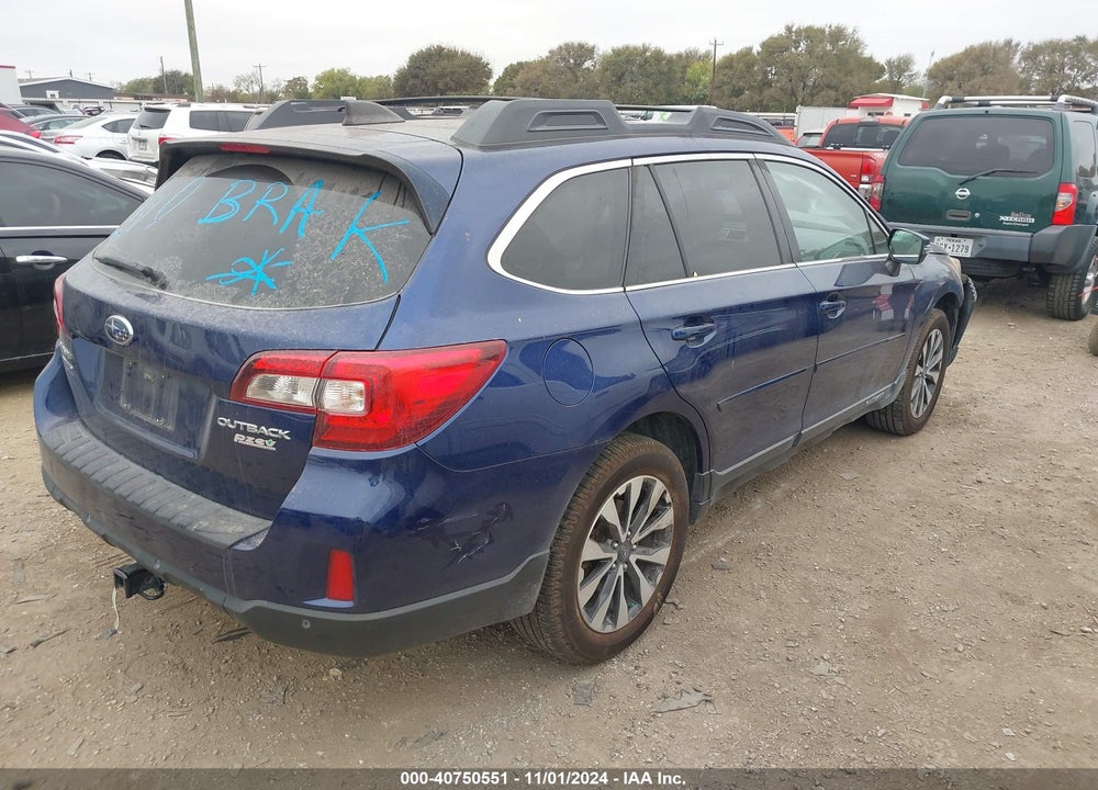 2017 SUBARU OUTBACK 2.5I LIMITED VIN: 4S4BSANC2H3279890