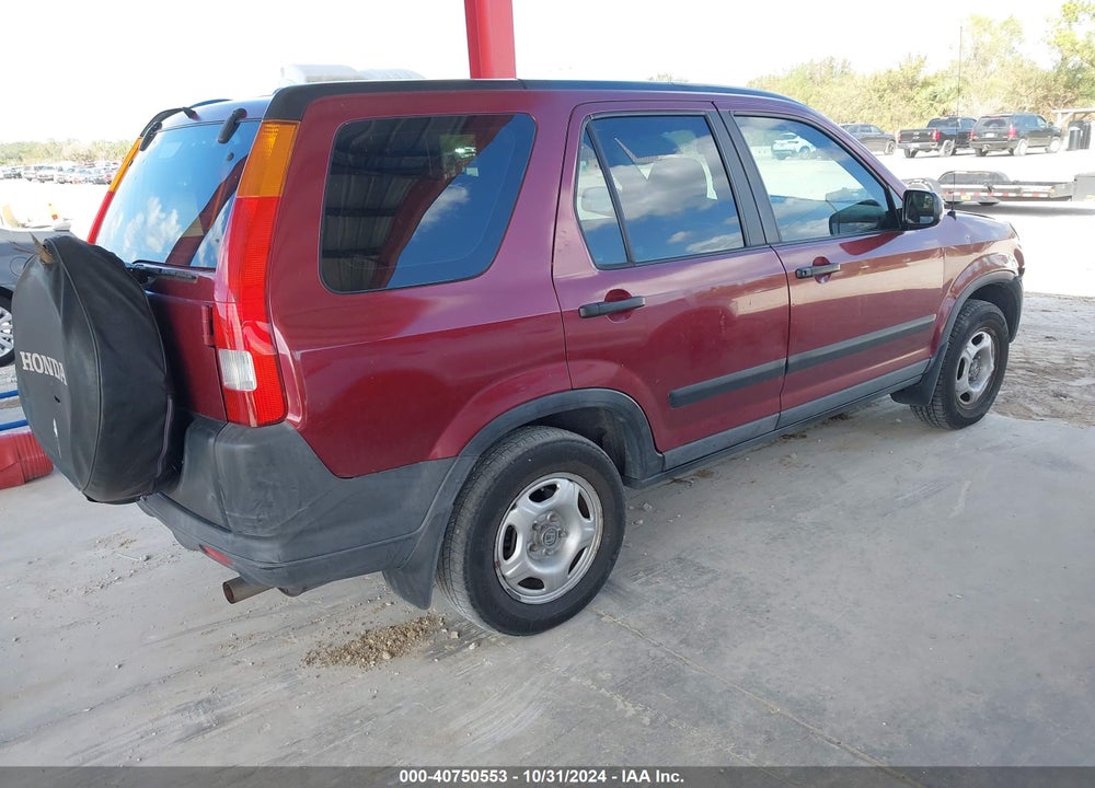 2004 HONDA CR-V LX VIN: SHSRD68474U204106