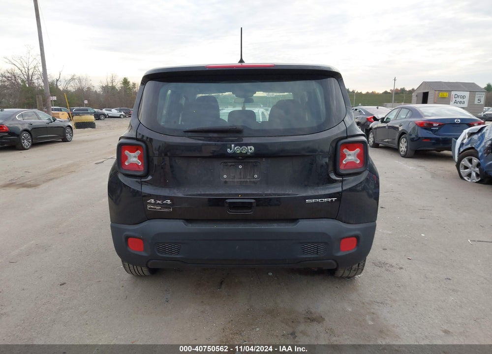 2018 JEEP RENEGADE SPORT 4X4 VIN: ZACCJBAB4JPH15235
