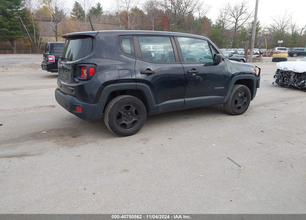 2018 JEEP RENEGADE SPORT 4X4 VIN: ZACCJBAB4JPH15235
