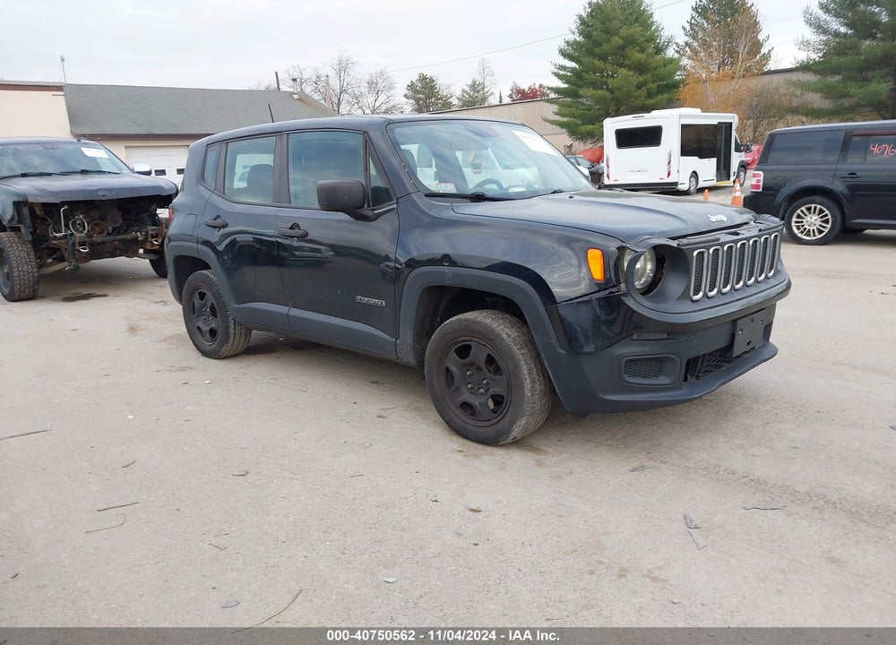 2018 JEEP RENEGADE SPORT 4X4 VIN: ZACCJBAB4JPH15235