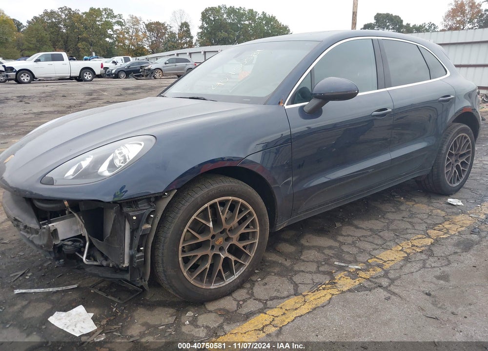 2016 PORSCHE MACAN S VIN: WP1AB2A55GLB51122