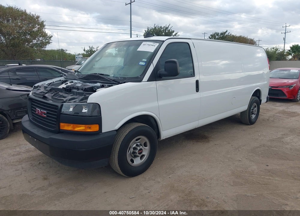 2023 CARGO GMC SAVANA  RWD 2500 EXTENDED WHEELBASE WORK VAN VIN: 1GTW7BFP3P1161971