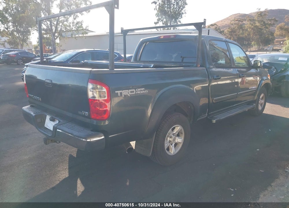 2006 TOYOTA TUNDRA SR5 V8 VIN: 5TBET34196S559899