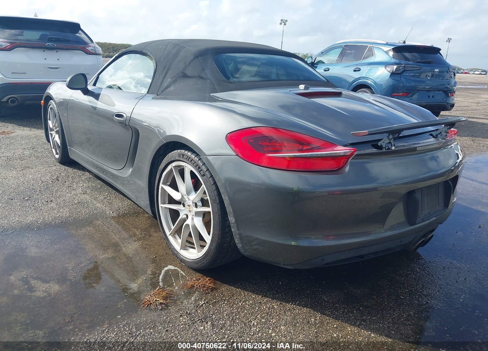 2013 PORSCHE BOXSTER S VIN: WP0CB2A89DS133325