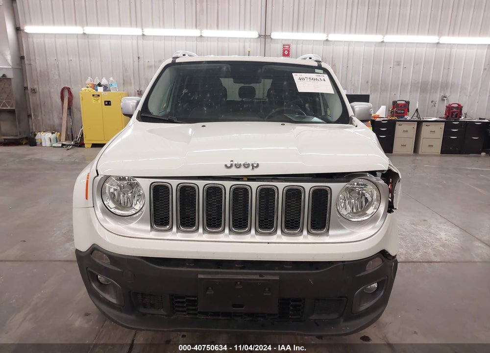 2015 JEEP RENEGADE LIMITED VIN: ZACCJBDT6FPB99472
