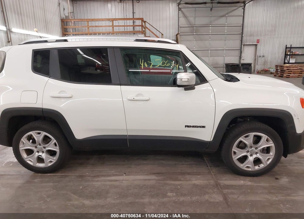 2015 JEEP RENEGADE LIMITED VIN: ZACCJBDT6FPB99472