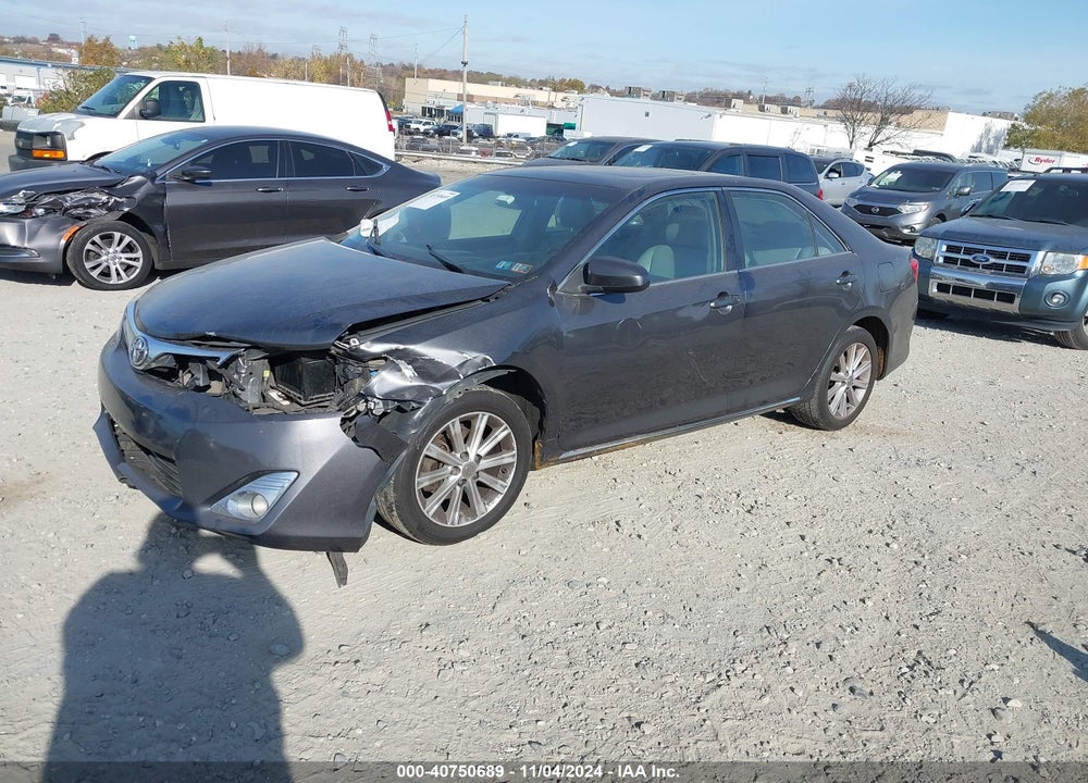2012 TOYOTA CAMRY XLE V6 VIN: 4T1BK1FKXCU012635