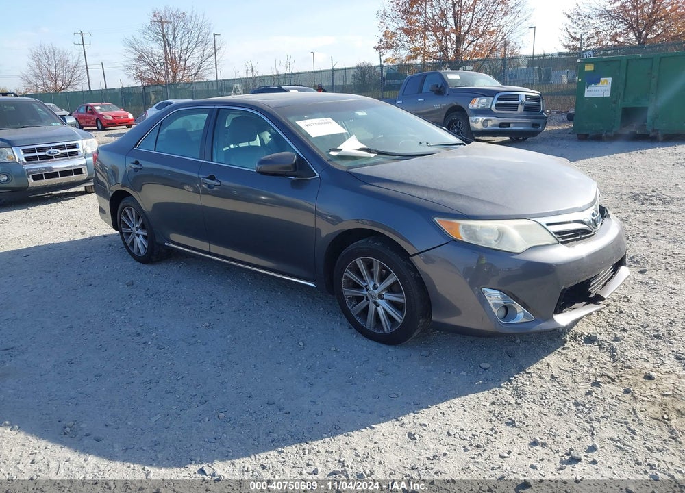 2012 TOYOTA CAMRY XLE V6 VIN: 4T1BK1FKXCU012635