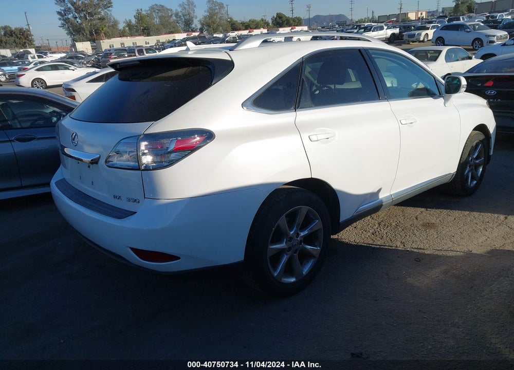 2012 LEXUS RX 350 VIN: 2T2ZK1BA0CC074733