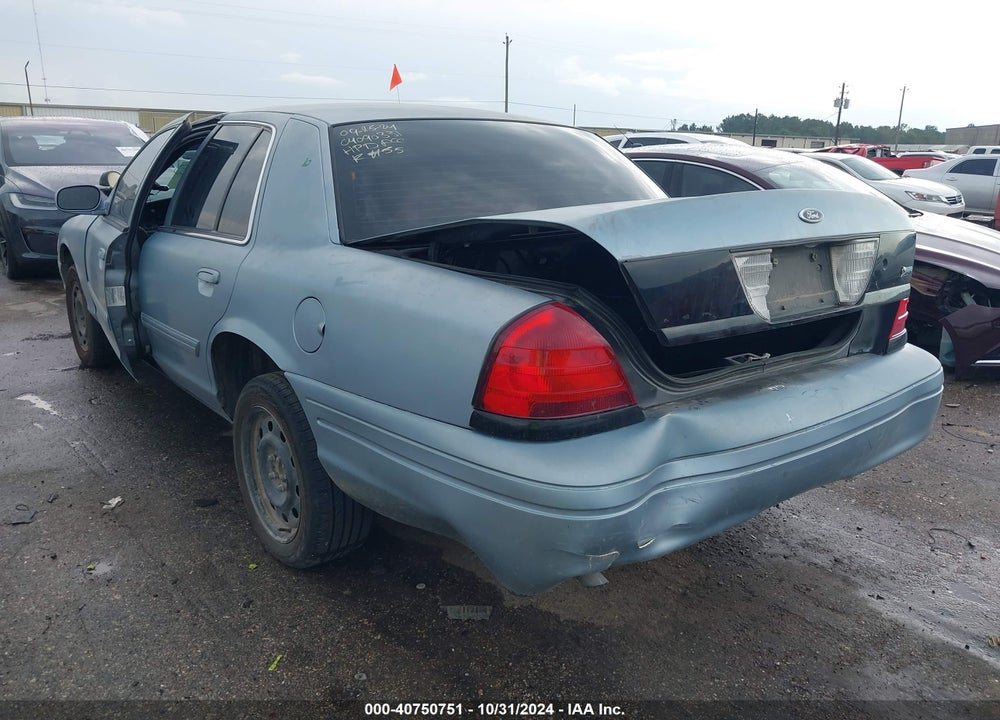 2011 FORD CROWN VICTORIA POLICE INTERCEPTOR VIN: 2FABP7BV2BX144407