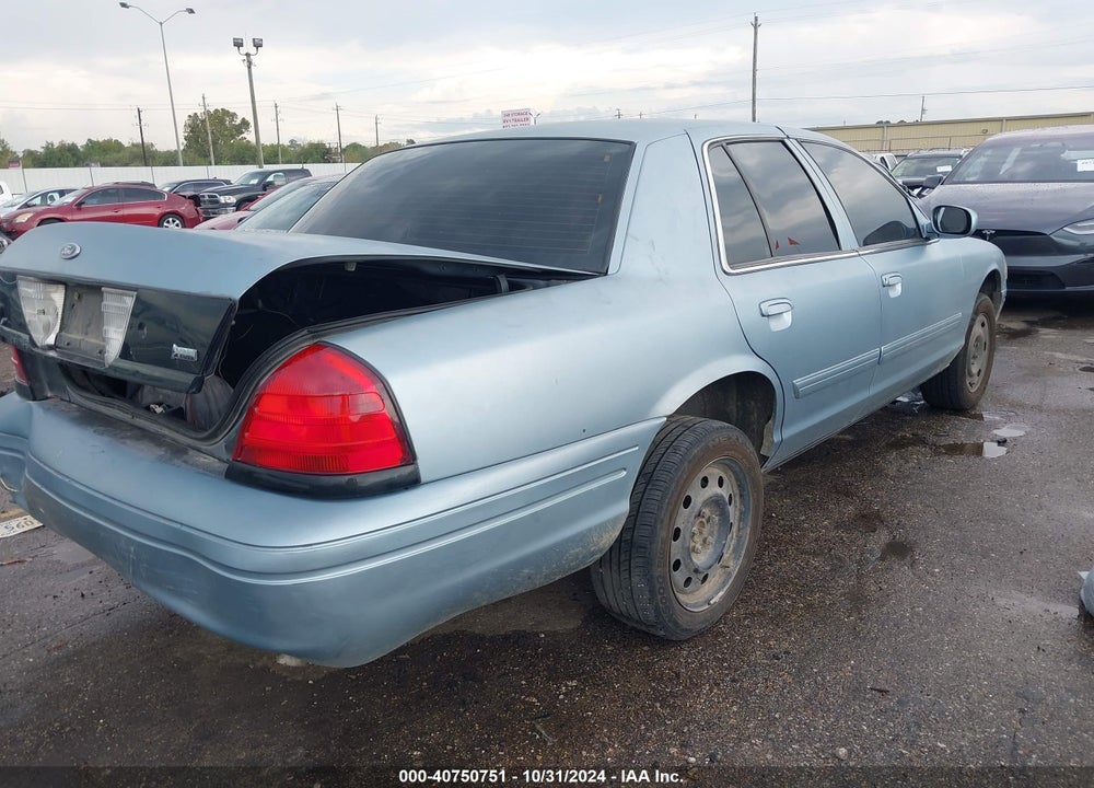 2011 FORD CROWN VICTORIA POLICE INTERCEPTOR VIN: 2FABP7BV2BX144407