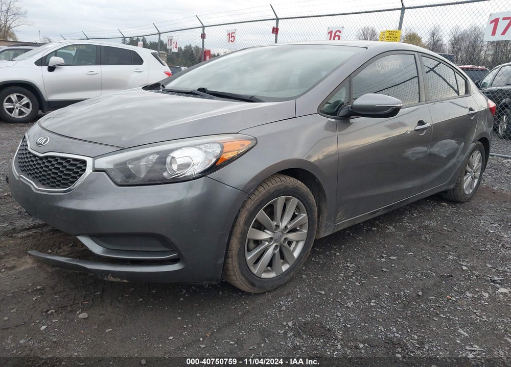 2016 KIA FORTE LX VIN: KNAFX4A62G5560290