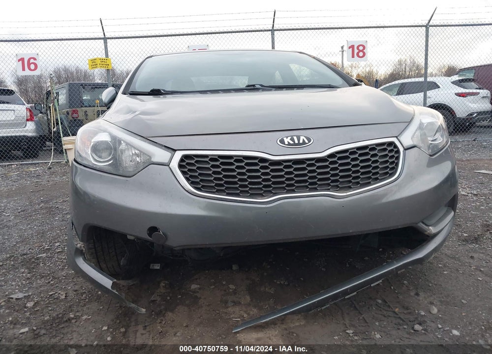 2016 KIA FORTE LX VIN: KNAFX4A62G5560290