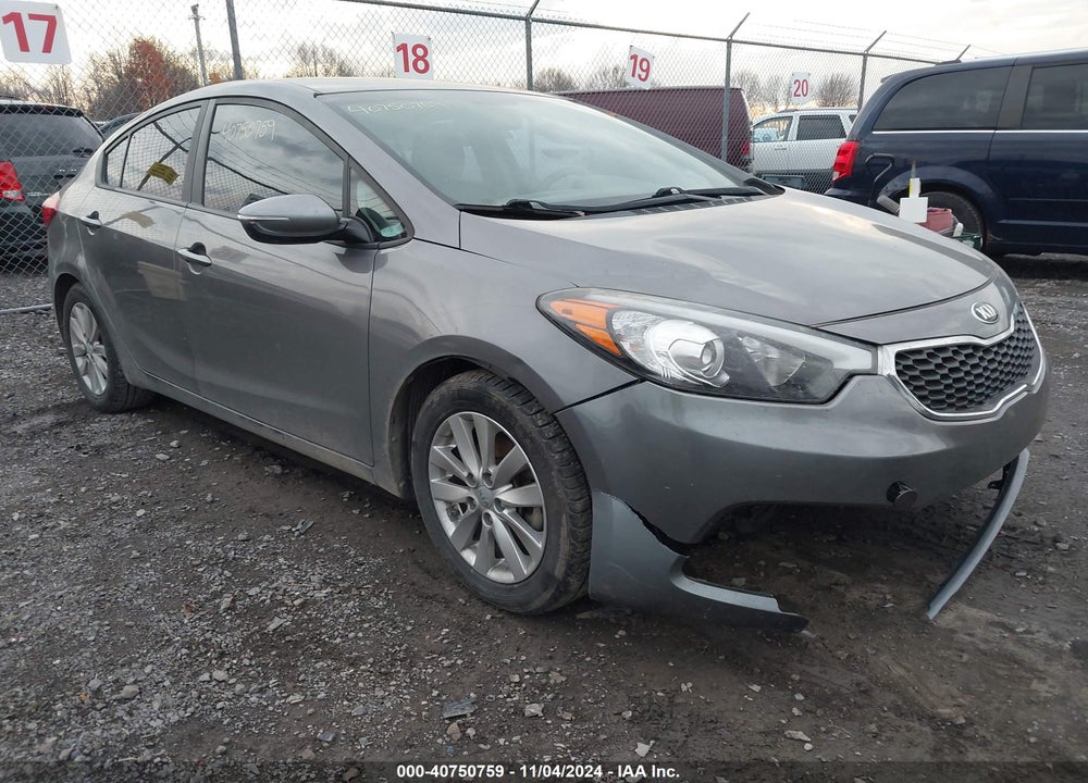 2016 KIA FORTE LX VIN: KNAFX4A62G5560290