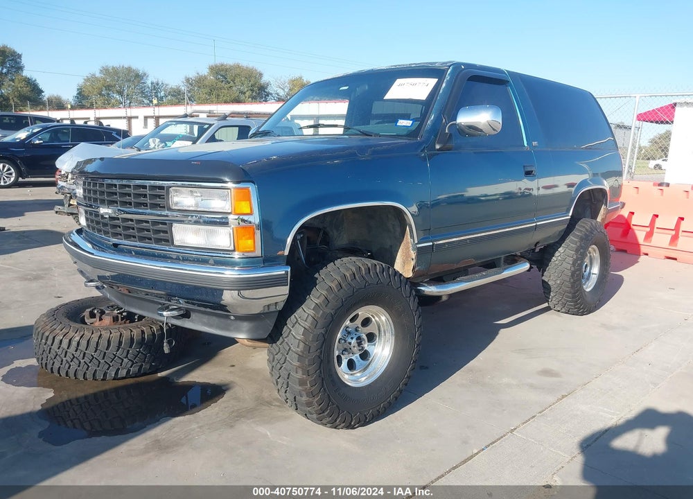 1992 CHEVROLET BLAZER K1500 VIN: 1GNEK18K5NJ304655