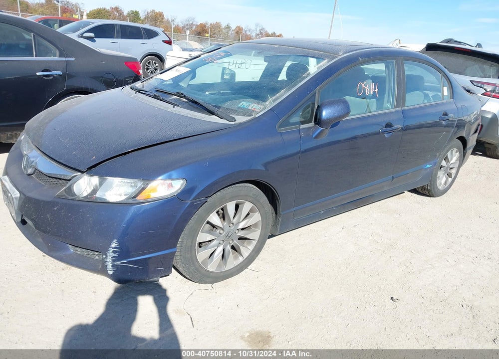 2009 HONDA CIVIC EX VIN: 1HGFA16829L001920