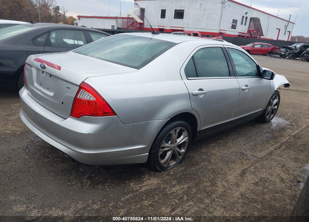 2012 FORD FUSION SE VIN: 3FAHP0HA1CR228949