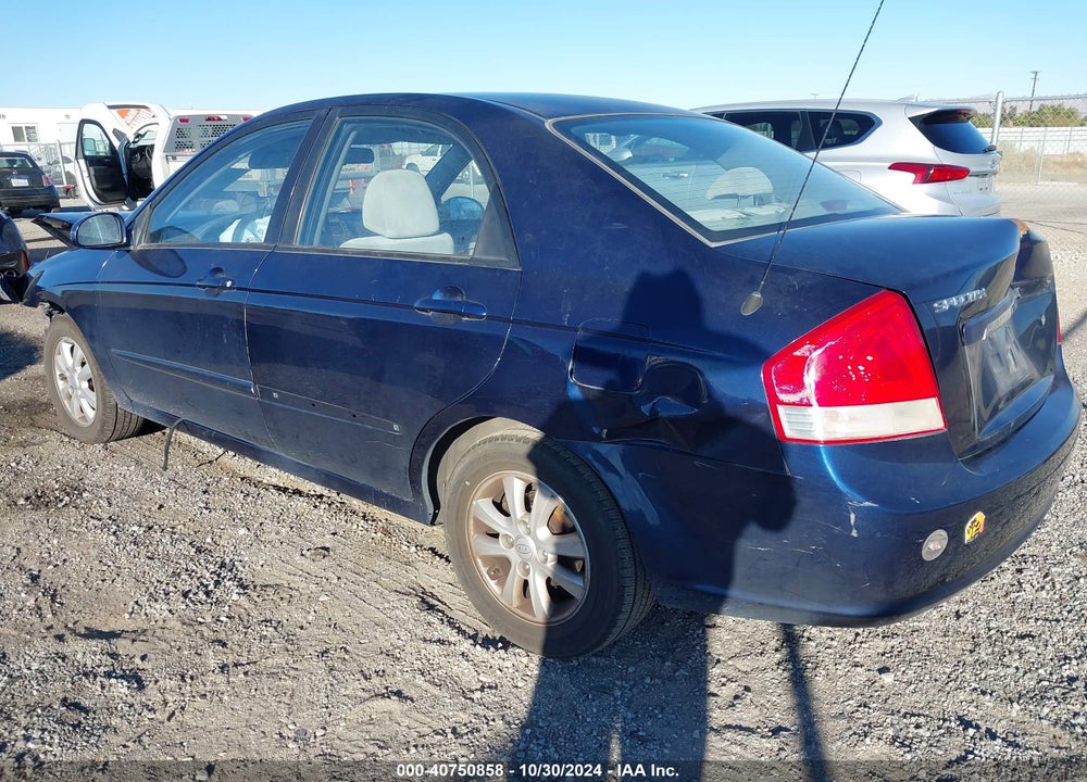 2009 KIA SPECTRA EX VIN: KNAFE222395614205