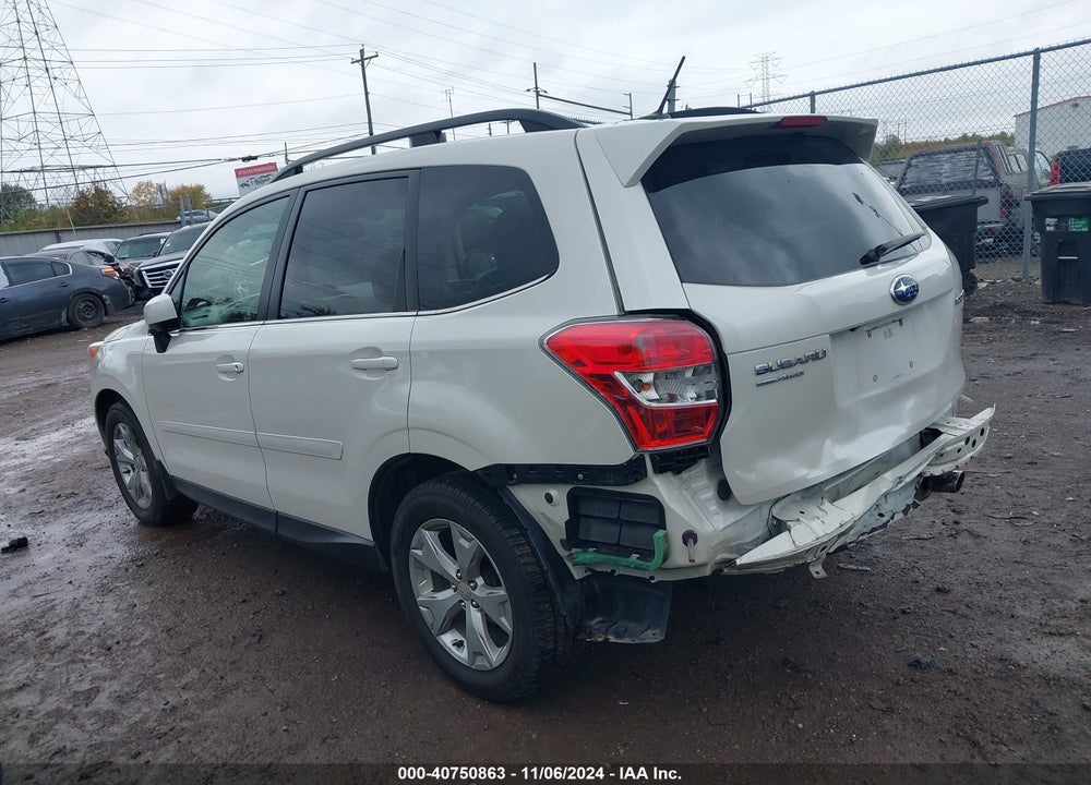 2015 SUBARU FORESTER 2.5I LIMITED VIN: JF2SJARC7FH502590