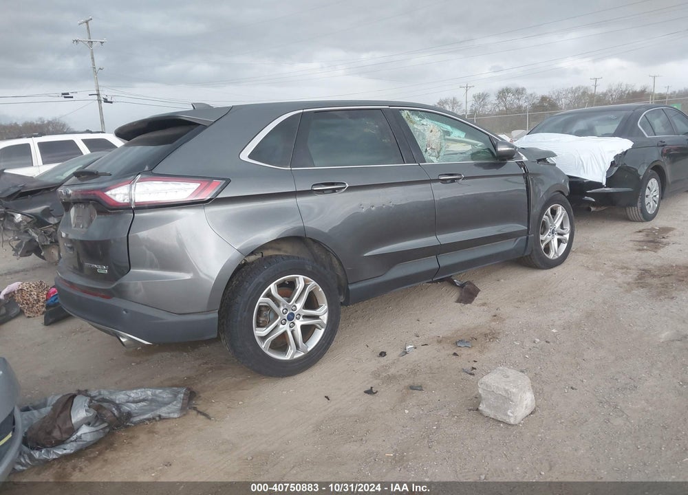 2017 FORD EDGE TITANIUM VIN: 2FMPK3K9XHBB80373