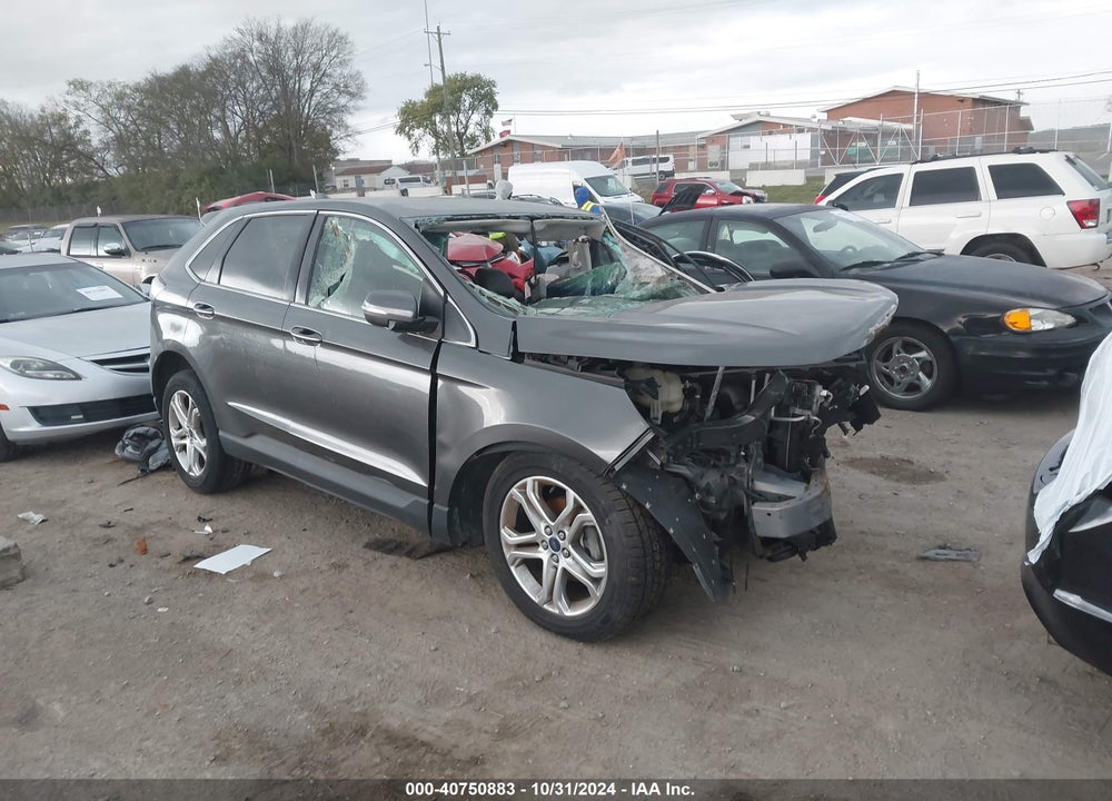 2017 FORD EDGE TITANIUM VIN: 2FMPK3K9XHBB80373