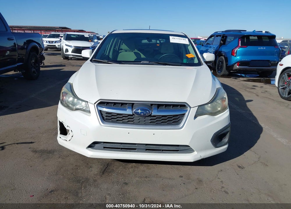 2014 SUBARU IMPREZA 2.0I PREMIUM VIN: JF1GPAD67E8285227
