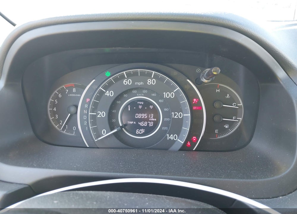 2013 HONDA CR-V EX-L VIN: 2HKRM4H76DH618632